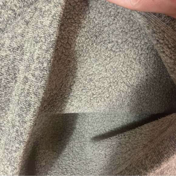 The North Face Gordon Lyons 1/4 Zip Pullover Sherpa Lined Gray Oatmeal Size M - Picture 6 of 8